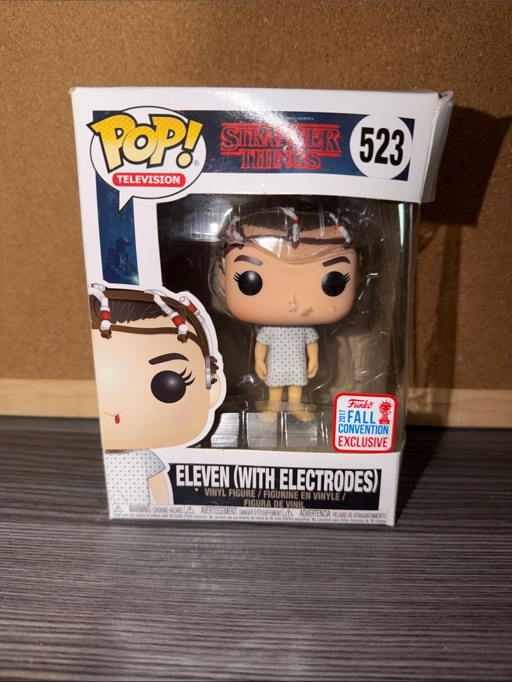Funko Pop Stranger Things Eleven with Electrodes #523 2017 NYCC Fall Exclusive